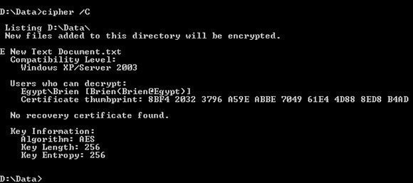 how to recover efs encrypted files