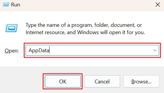 access the run dialogue box