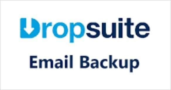 software de copia de seguridad de correo electrónico dropsuite