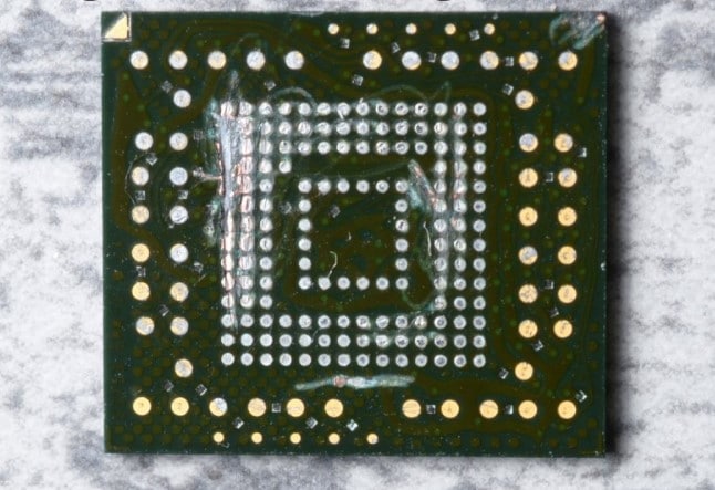 damaged emmc chip