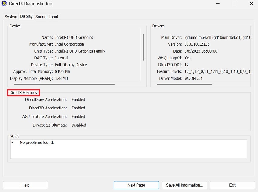 explore directx features