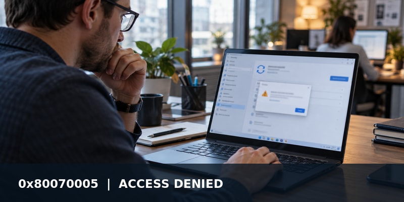 Error Code 0x80070005: Fix Access Denied in Windows 11/10