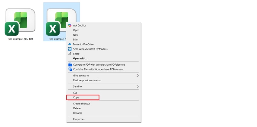 copy grey screen excel file