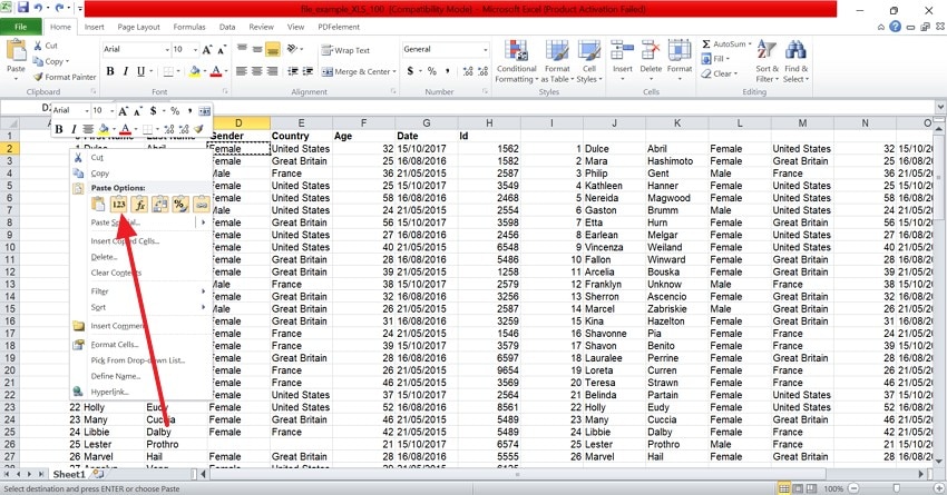 replace formulas with values excel