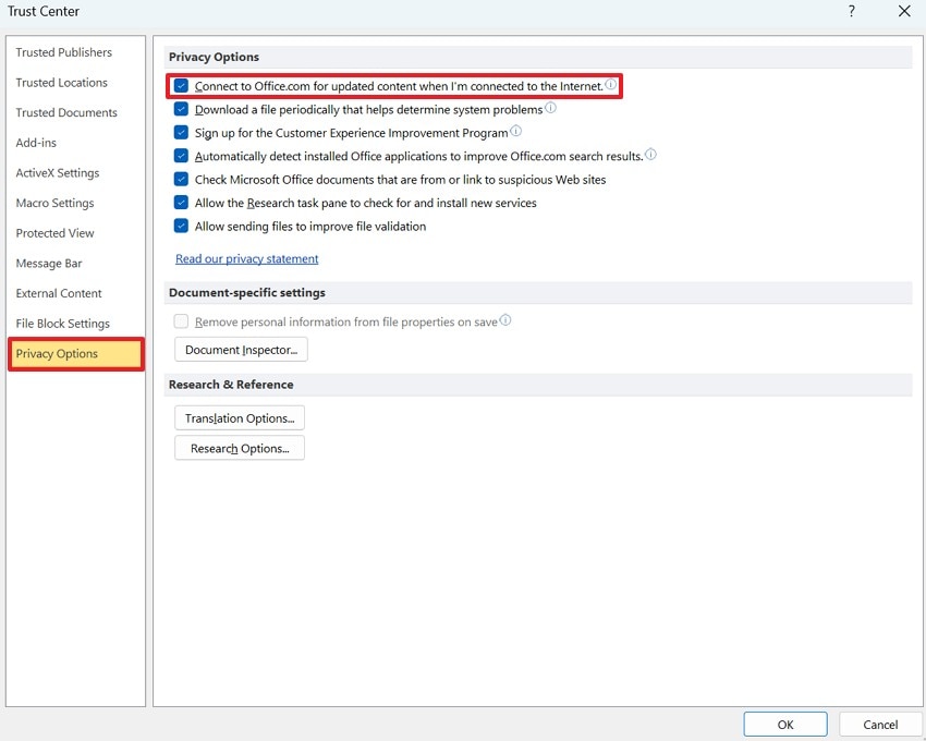 auto sync excel updates