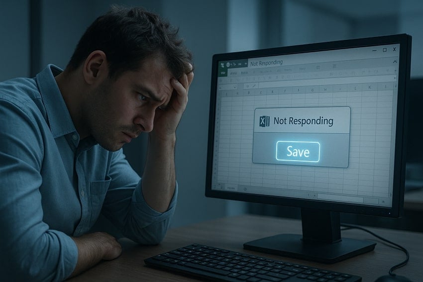 why excel stops responding