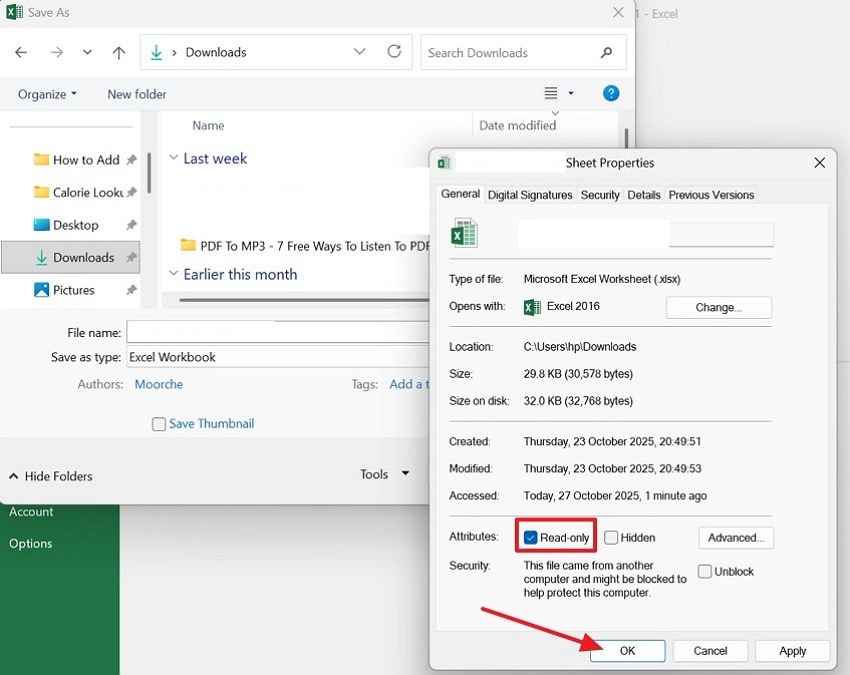 grant the permission and select ok