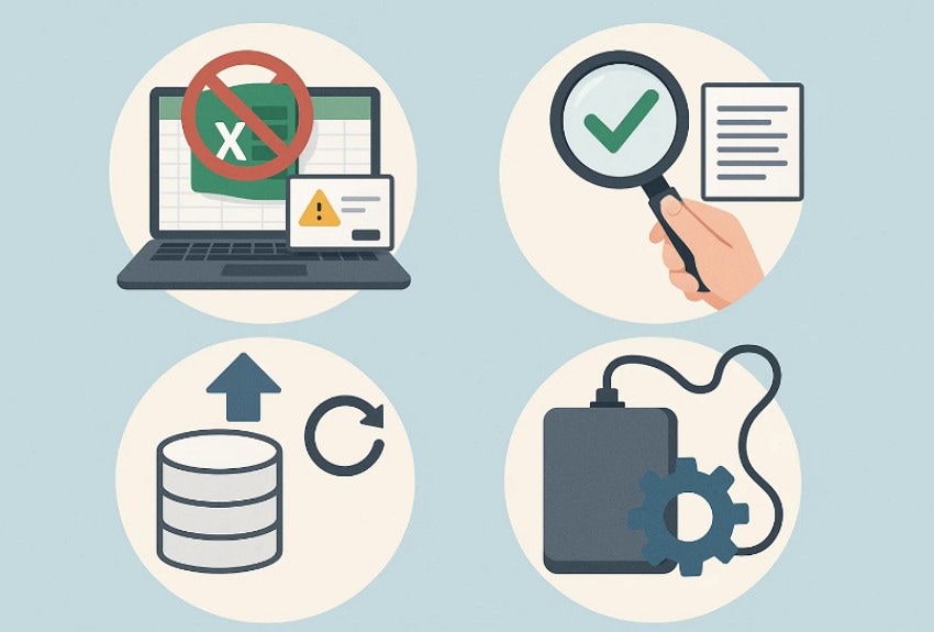 preventive tips if excel not saving