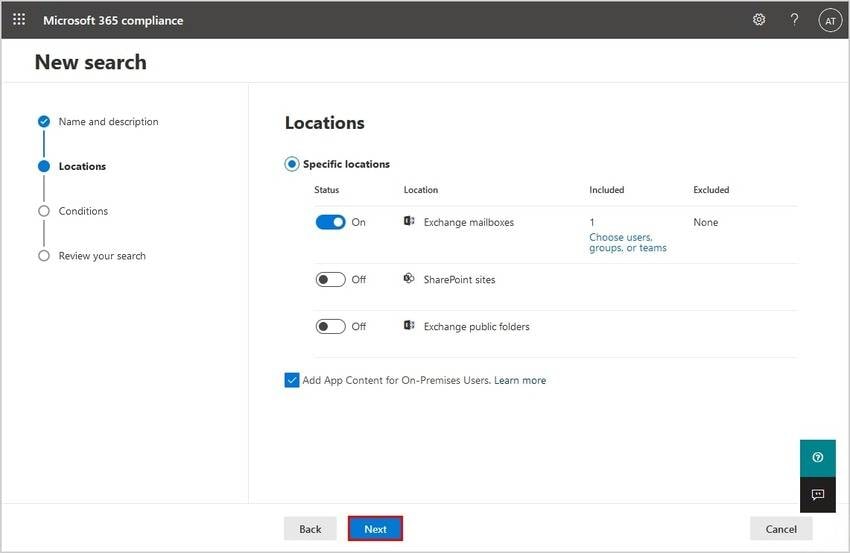 locations for exporting pst from office 365
