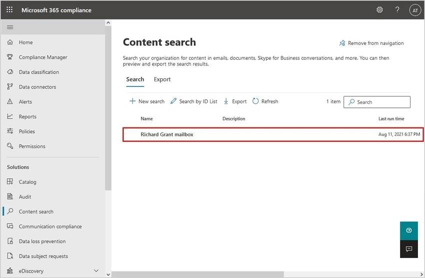 mailbox for exporting pst from office 365