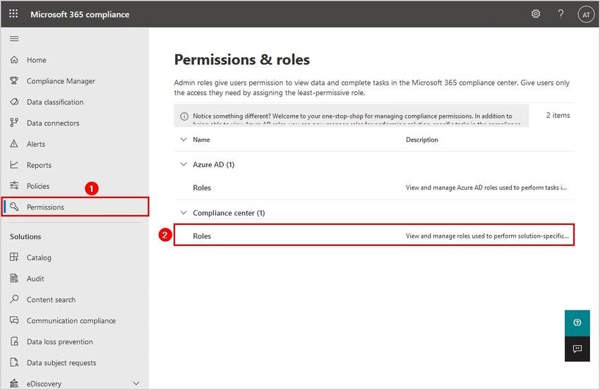 roles for exporting pst from office 365