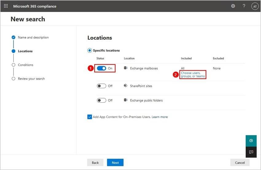 locations for exporting pst from office 365