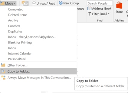 copy olm files outlook to imap
