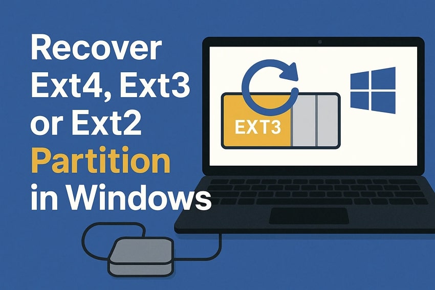 ext4 partition recovery in windows