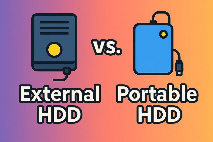 difference between external and portable hdd