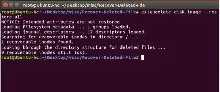 extundelete is a linux data recovery tool