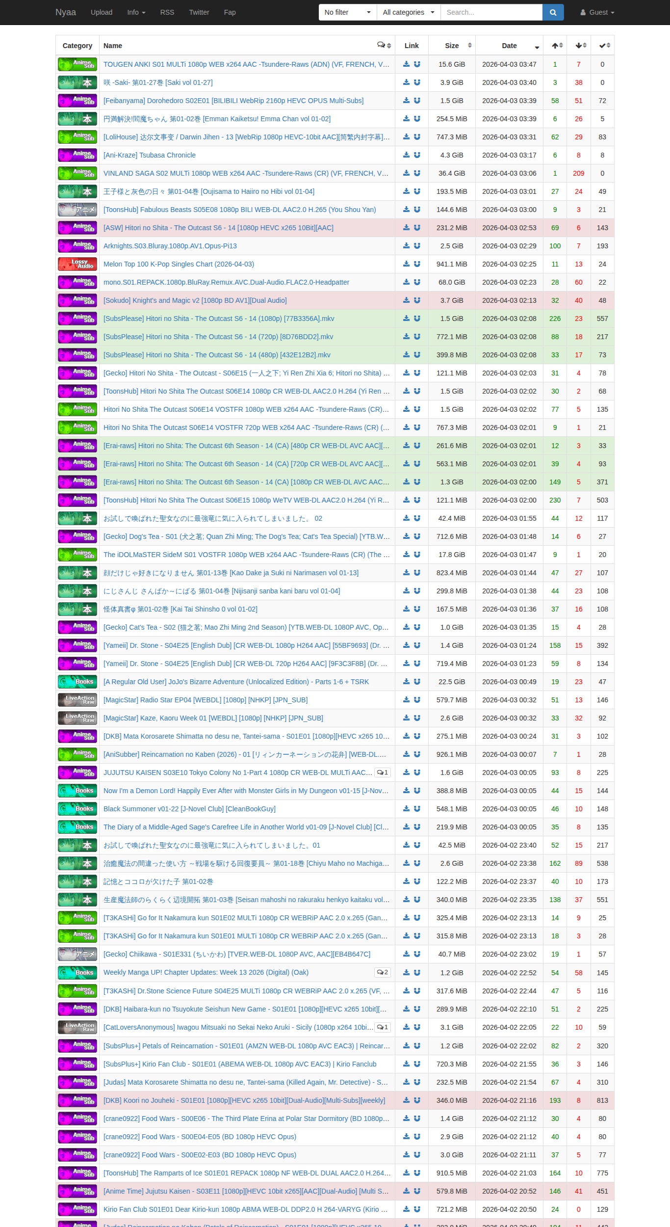 nyaa eztv alternative screenshot