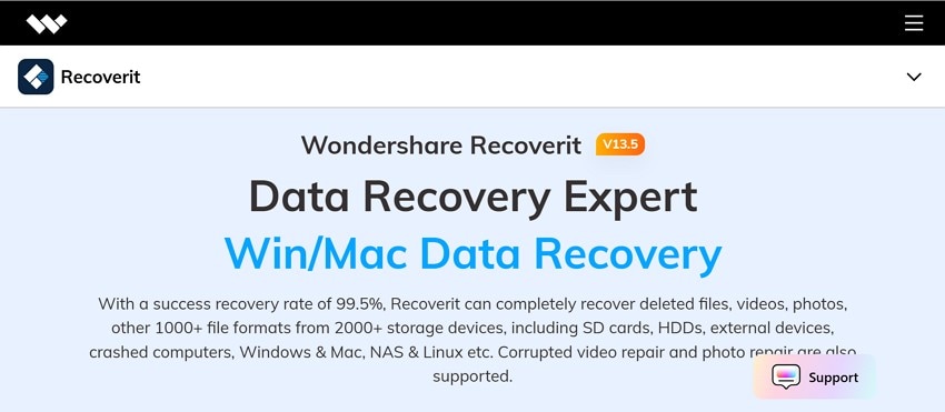 utilize wondershare recoverit tool