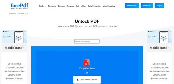 facepdf unlock pdf