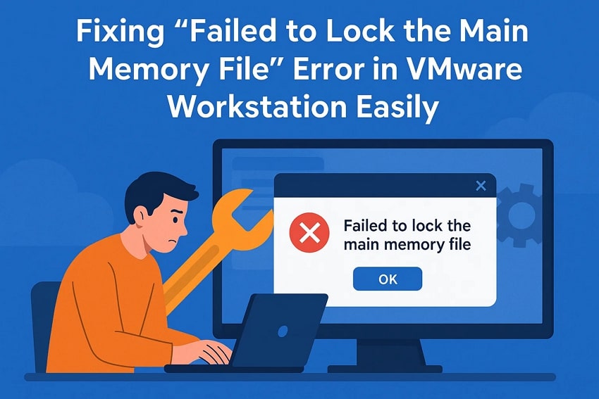 fix failed to lock file vmware