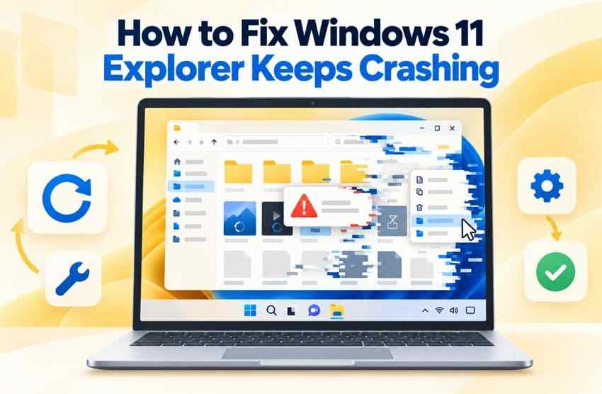 File Explorer Keeps Crashing on Windows 11? Fix explorer.exe by Trigger