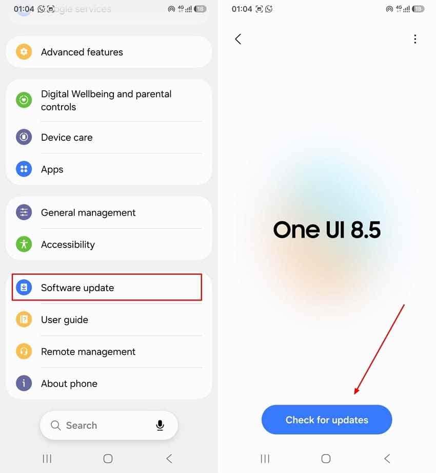 update android file manager