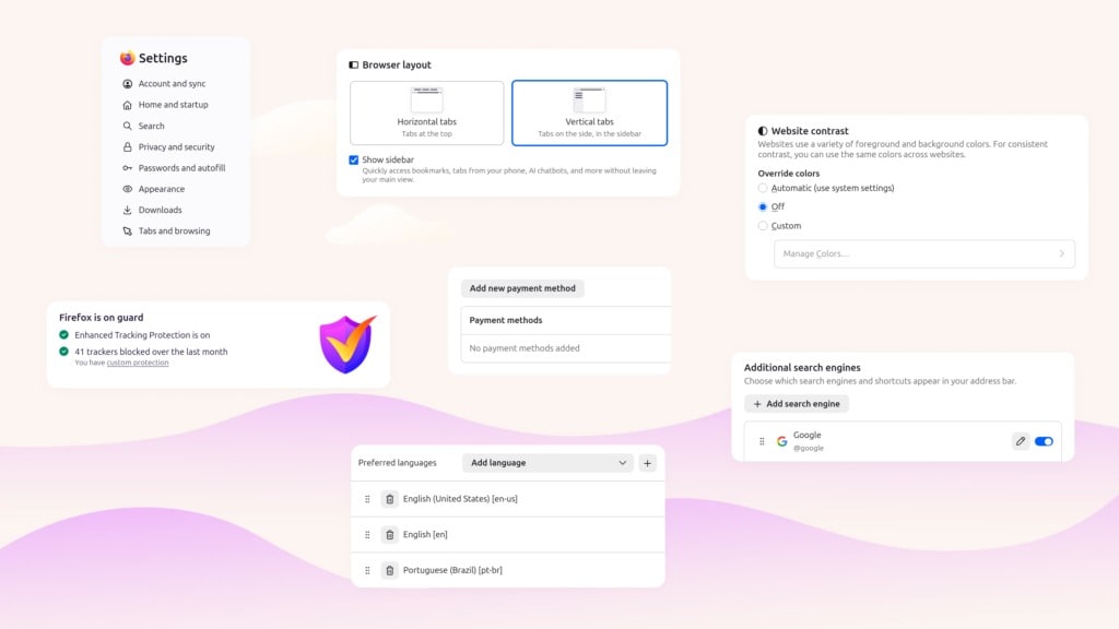 mozilla redesigned privacy features and browser protection controls overview