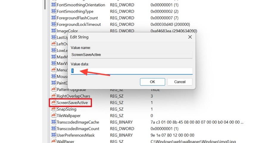 modify the value to proceed