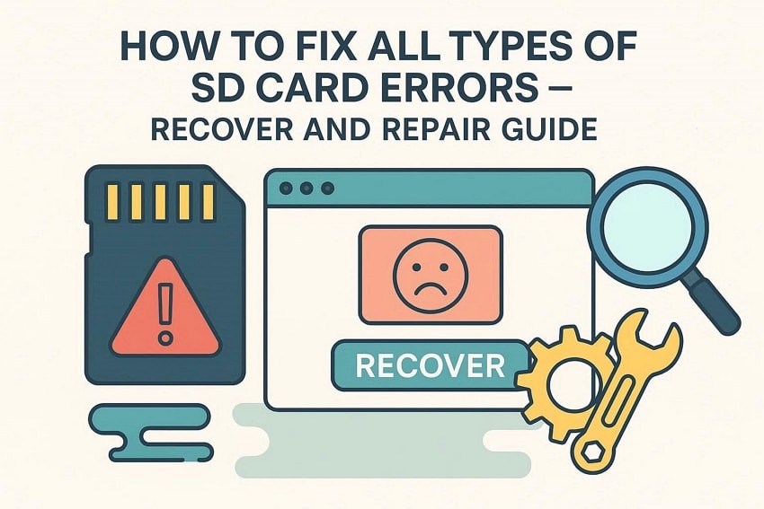 methods to fix corrupted card