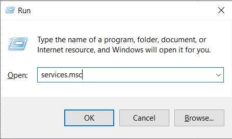 opening windows services 