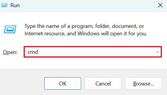 enter cmd command run window