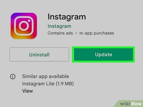 update instagram app