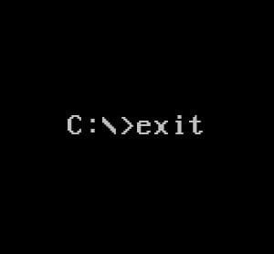 exit command prompt and restart computer