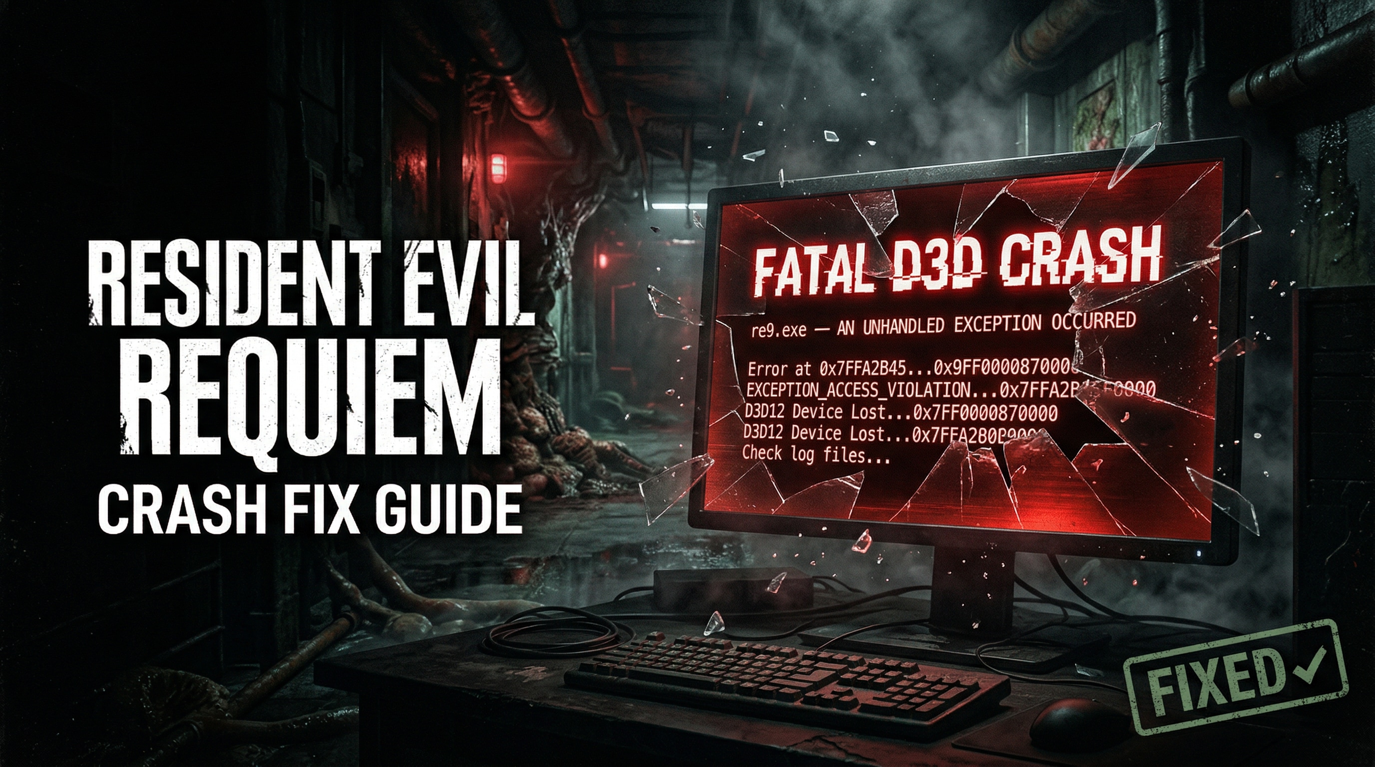 resident evil requiem faltal error