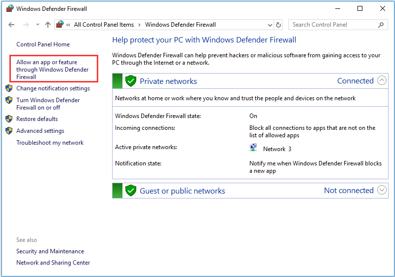 allow an app through firewall re9.exe exception