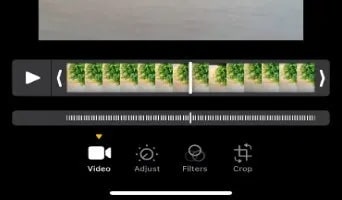 photos slo mo timing bars below the video frame viewer