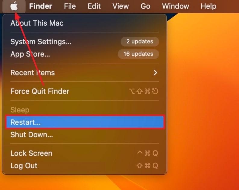 restart mac for safe mode