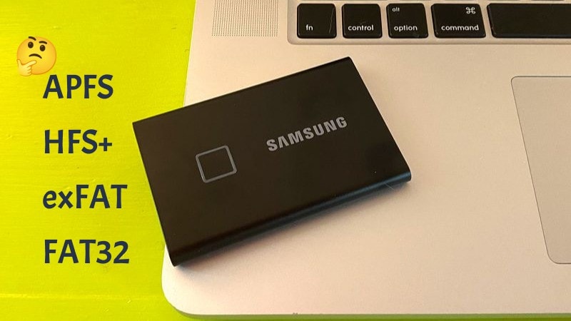samsung t7 file format for mac