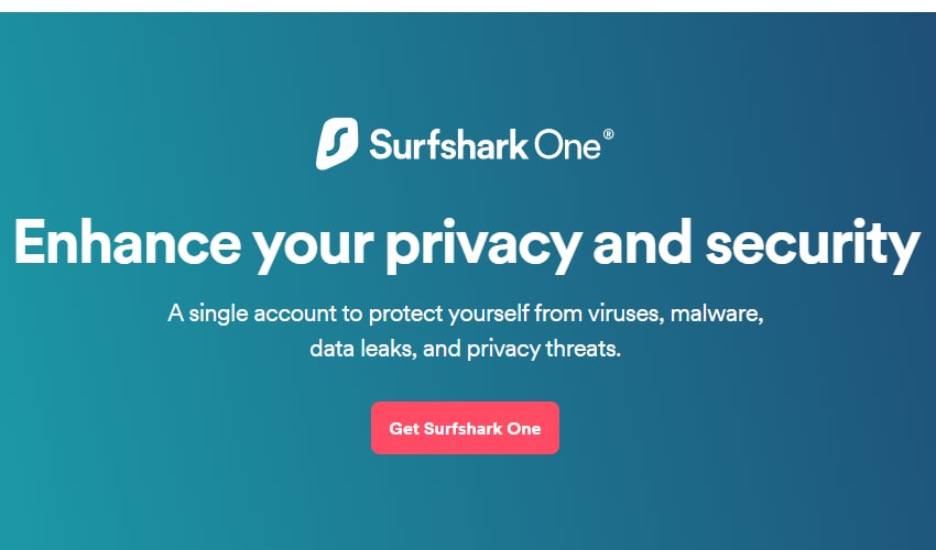 página de inicio de surfshark one para chromebook 