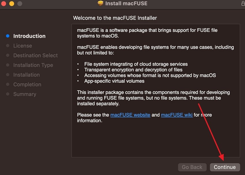 install macfuse macos device