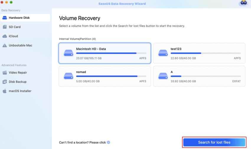 easeus picture recovery