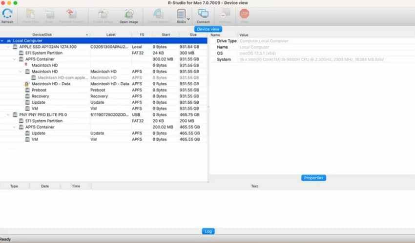 rstudio mac recovery