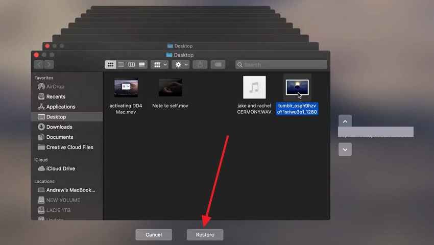 restore deleted photo
