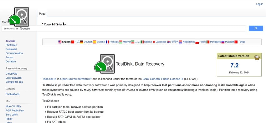 testdisk restore ssd data lost
