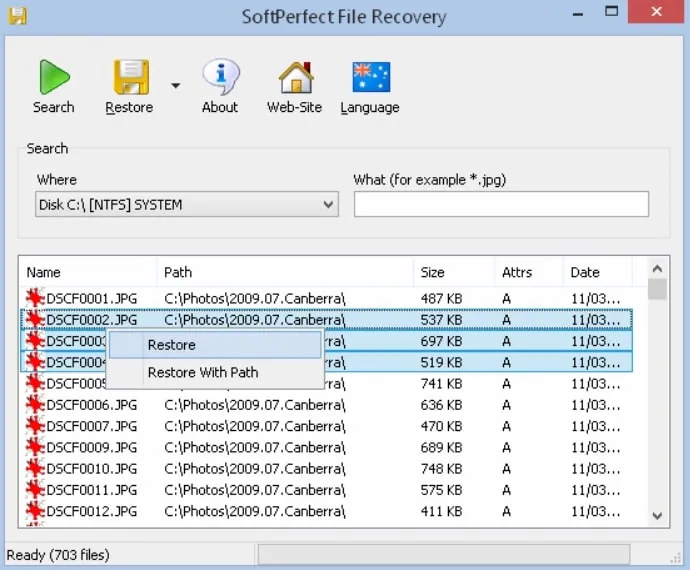 softperfect file recovery 