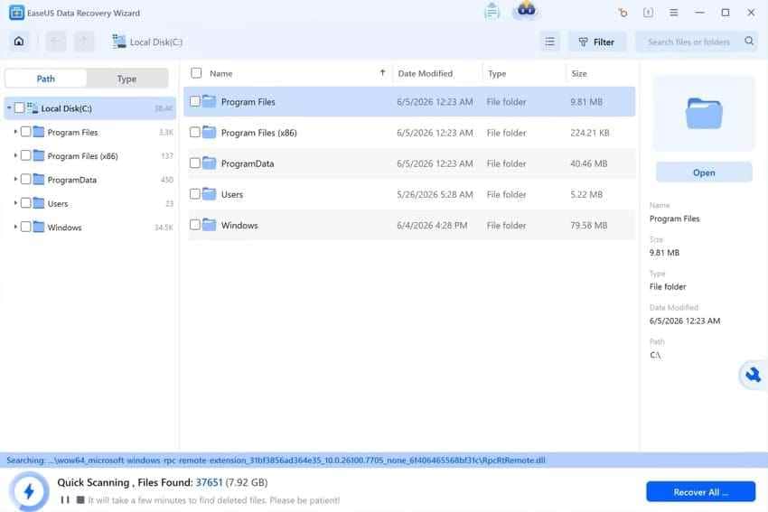 easeus usb data recovery software