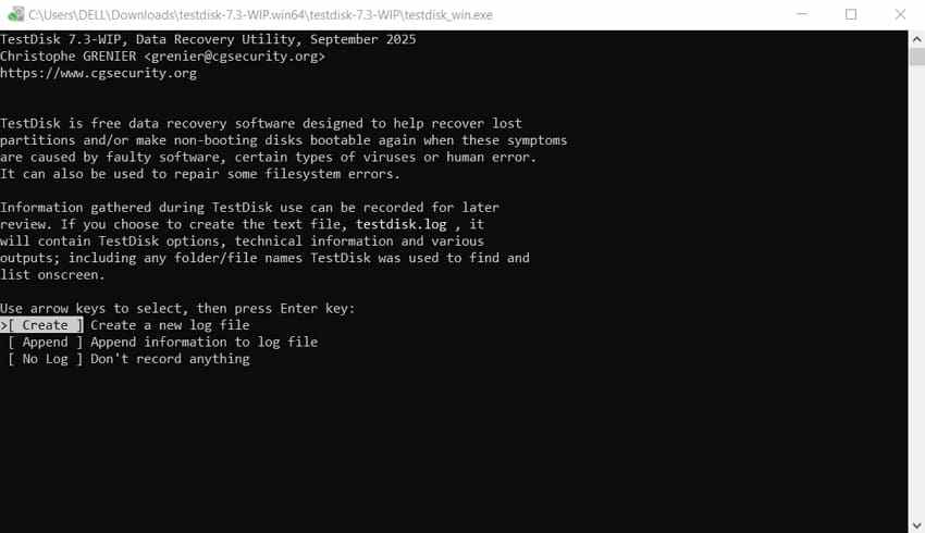 testdisk usb partition recovery