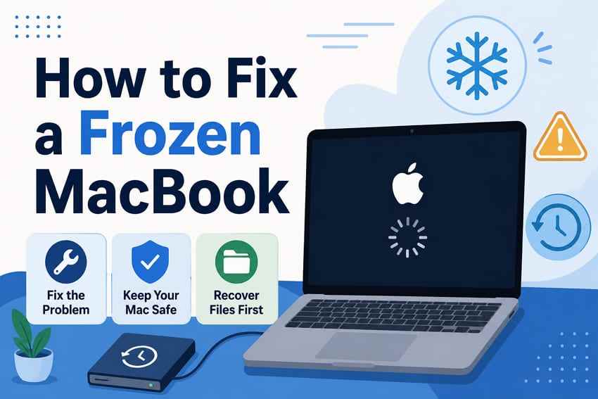 Tela do Mac congelada? Como destravar MacBook sem perder arquivos