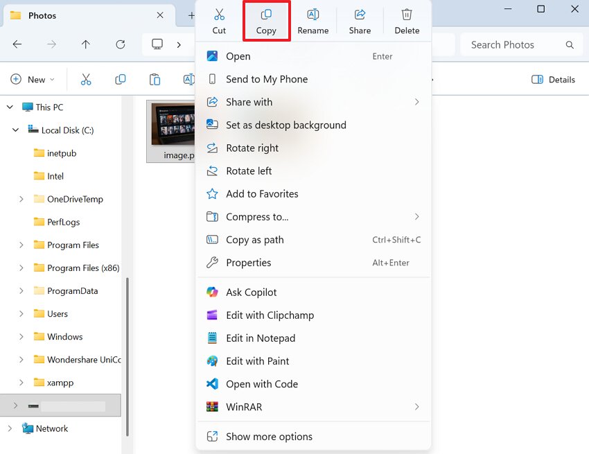 copy fujifilm camera card photos