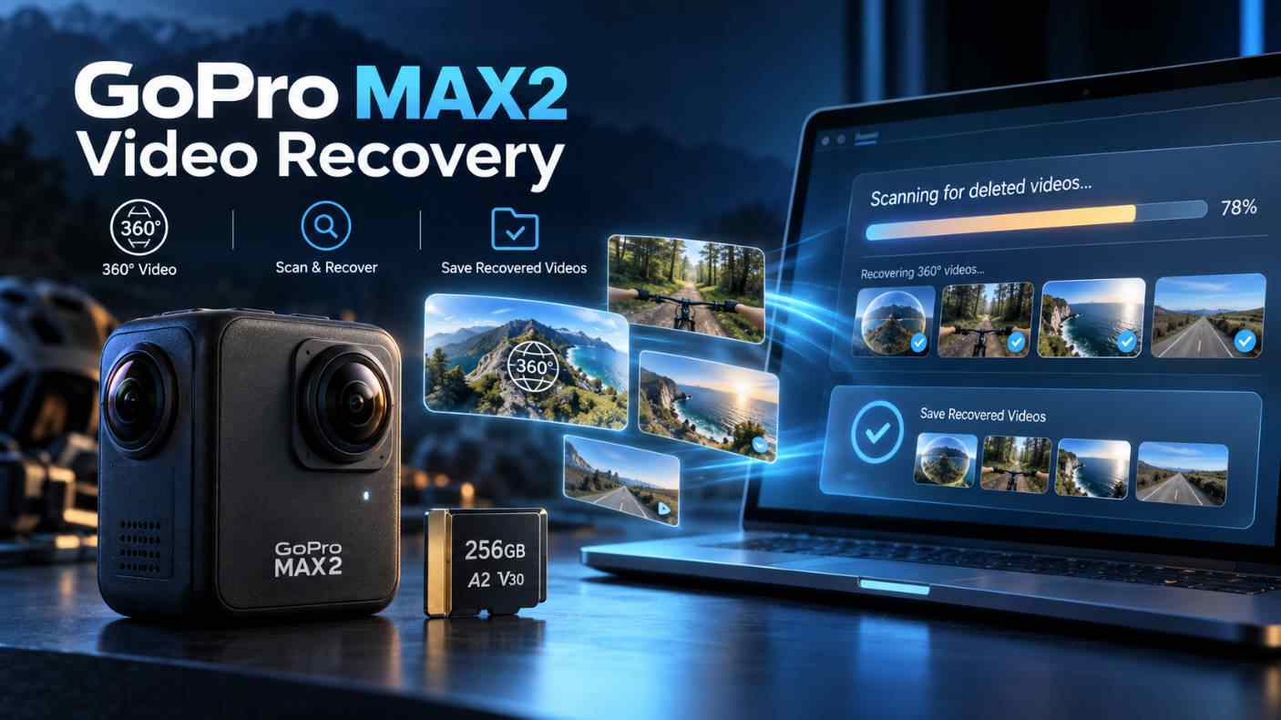 Recover Deleted 360 Videos From GoPro MAX2
